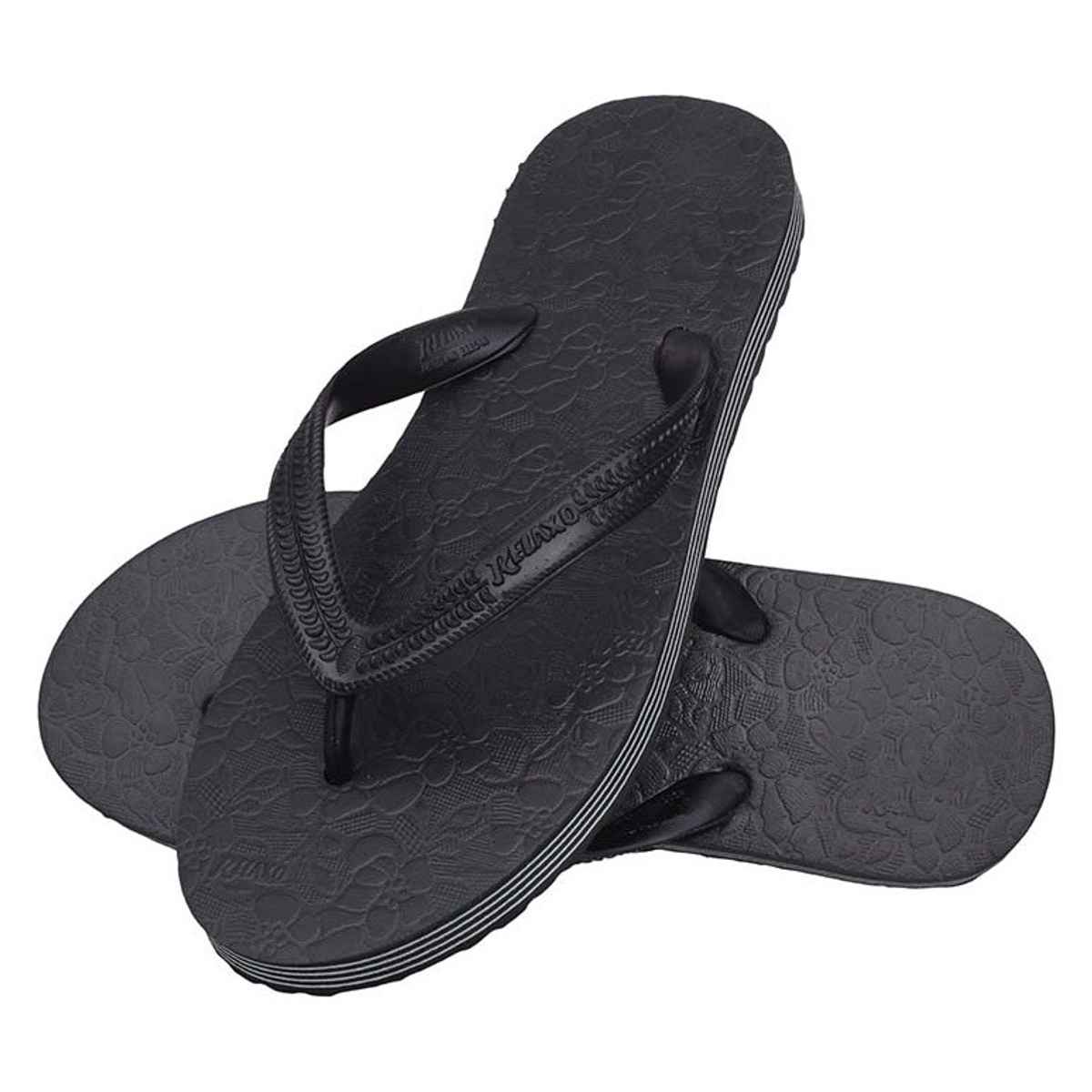 Relaxo Hawai Flip Flop Alisha 09 Black For Women | UK - 03