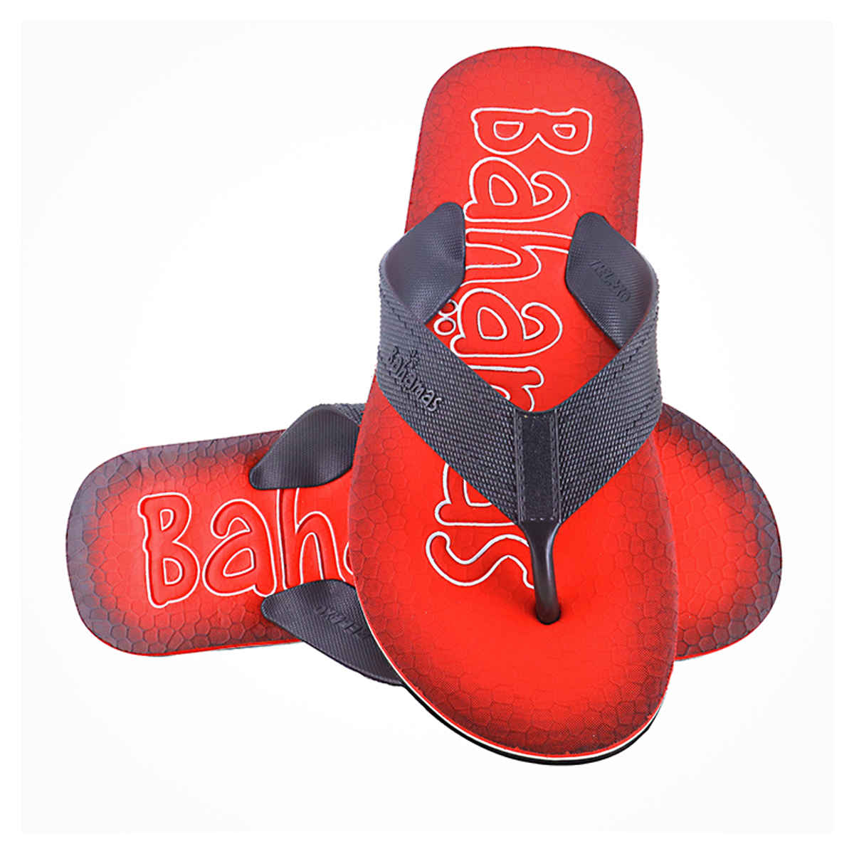 Bahamas Men's Slippers | BHG-275 | Red - UK 7