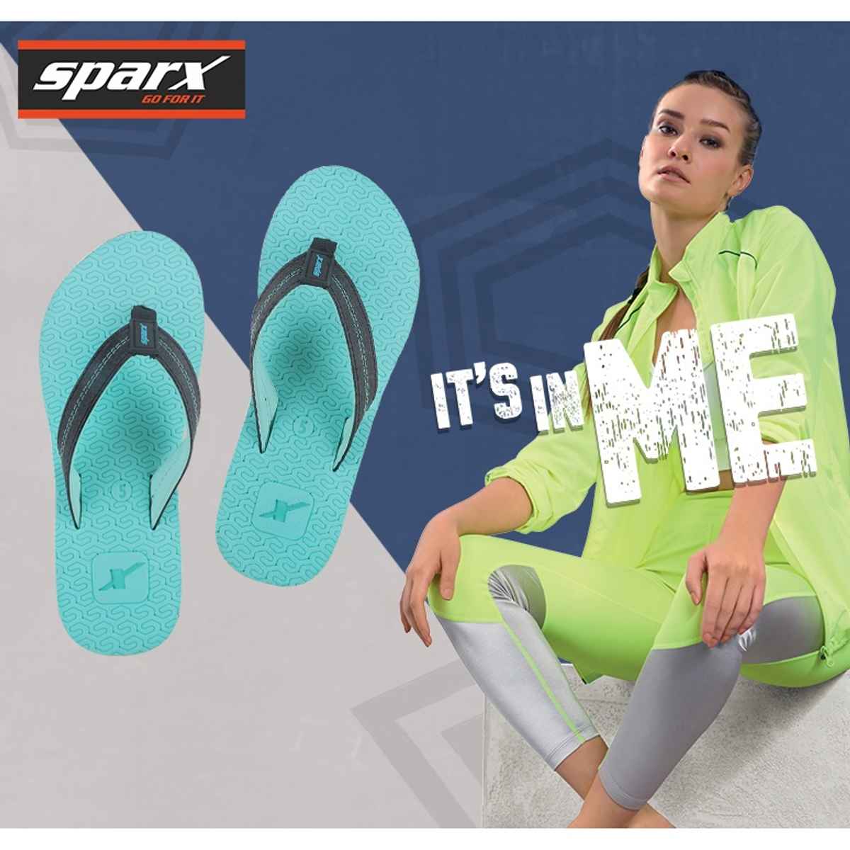 Sparx Flip Flop SFL-611 Green For Women | UK5