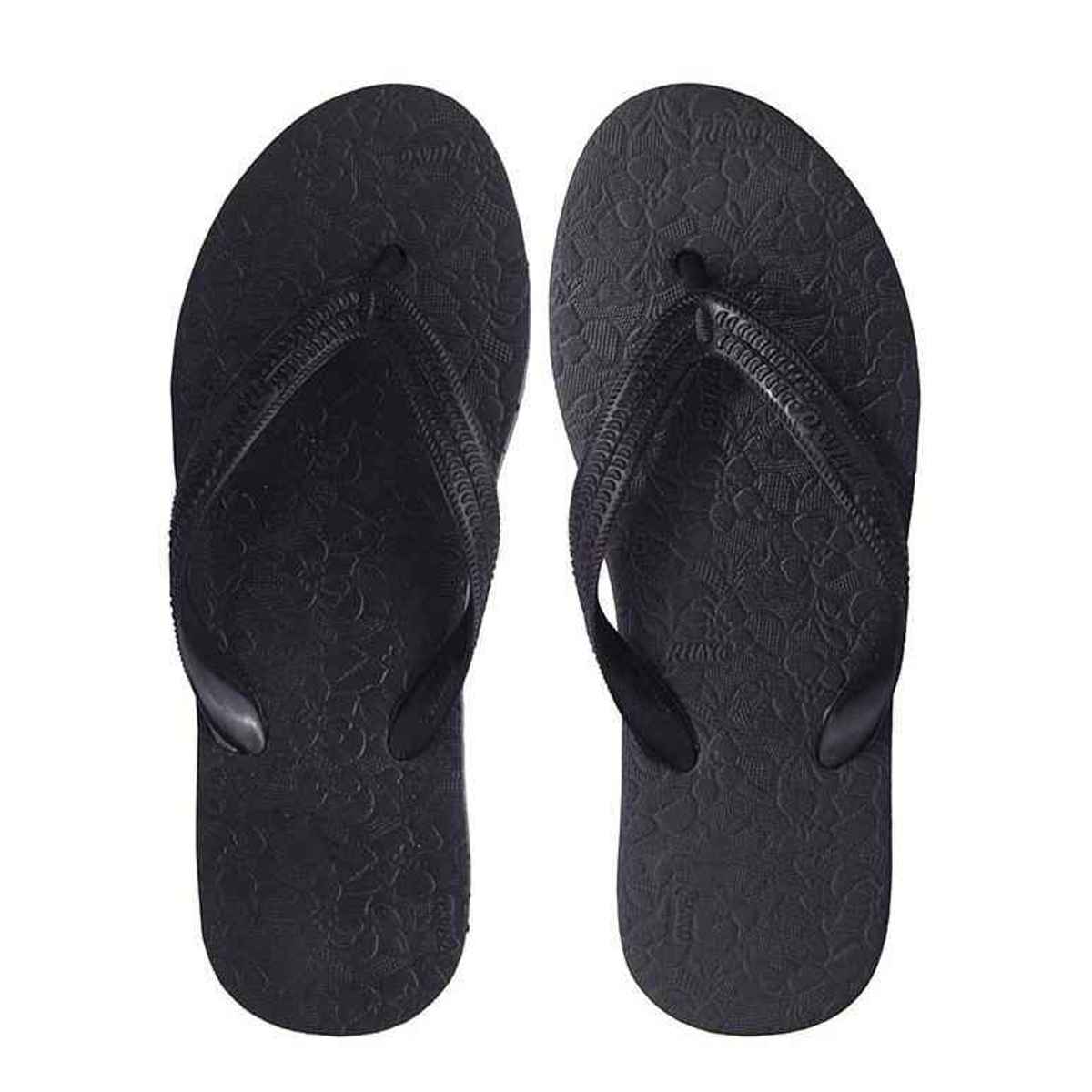 Relaxo Hawai Flip Flop Alisha 09 Black For Women | UK - 04