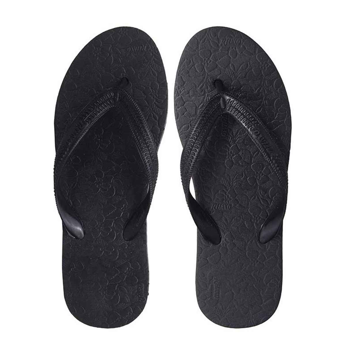 Relaxo Hawai Flip Flop Alisha 09 Black For Women | UK - 08