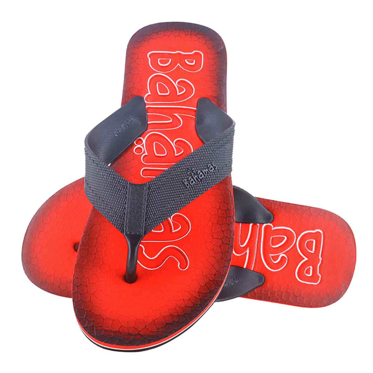 Bahamas Men's Slippers | BHG-275 | Red - UK 7