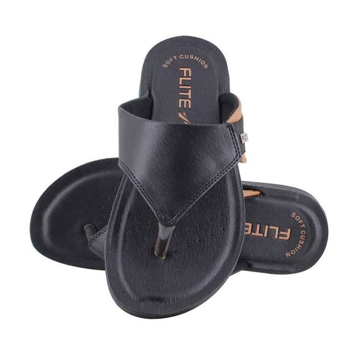 Flite Men's PUG-96 Slippers | Black | 10 UK