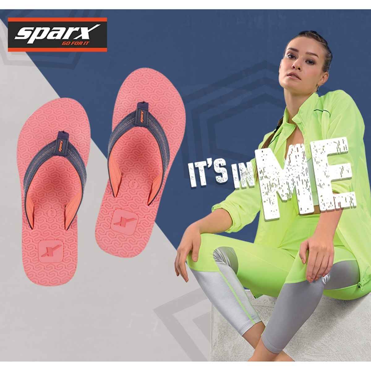 Sparx Flip Flop SFL-611 Peach For Women | UK6