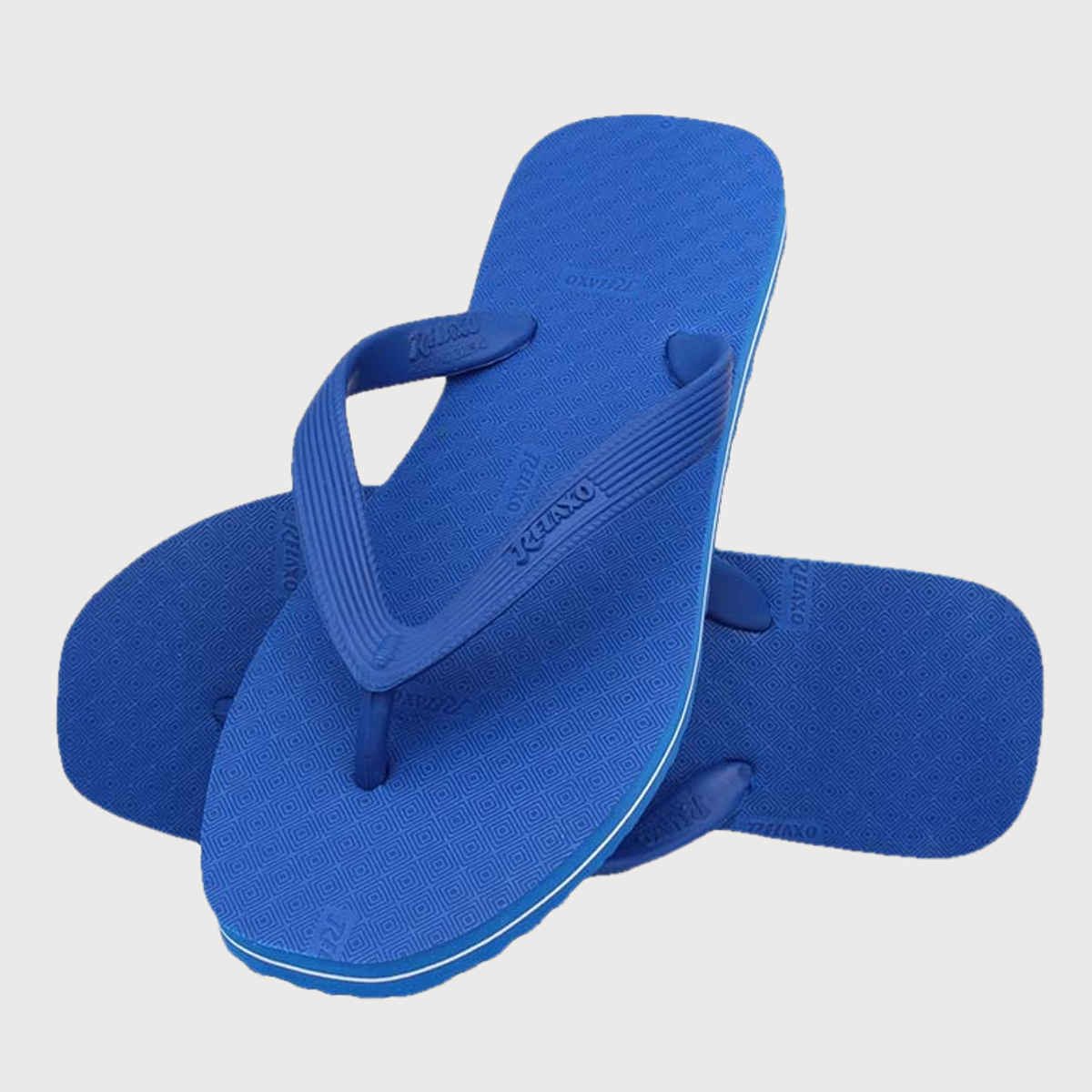 Relaxo Hawai Flip Flop Hi Lite 03 Blue For Men | UK - 08