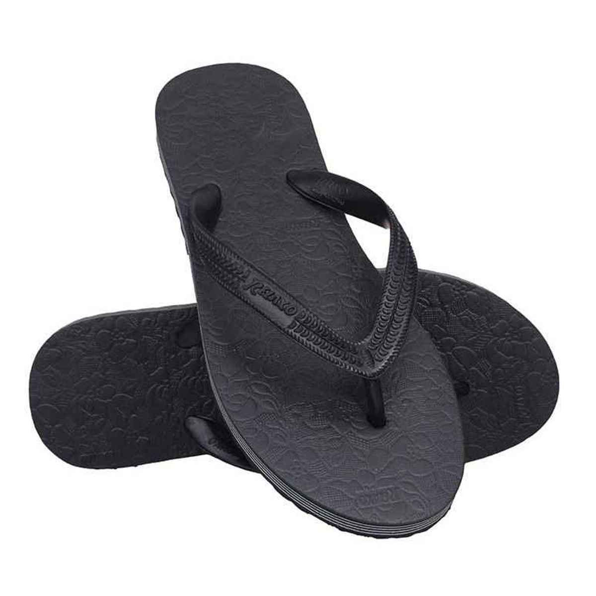 Relaxo Hawai Flip Flop Alisha 09 Black For Women | UK - 04