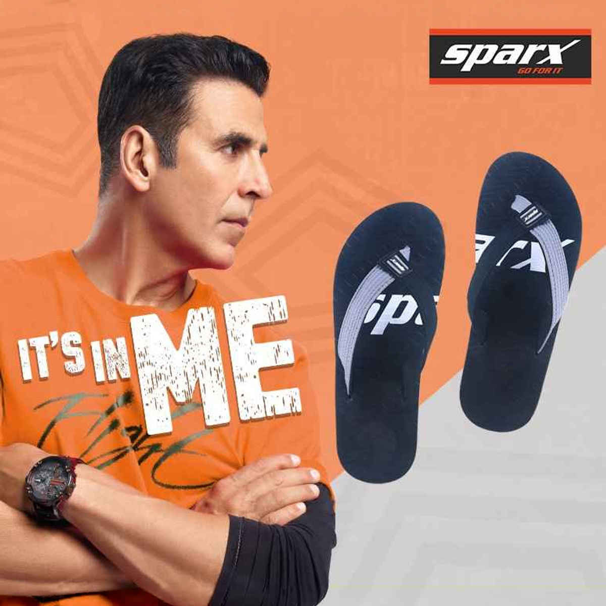 Sparx Slippers SFU-204 Grey Black For Men | 9 UK