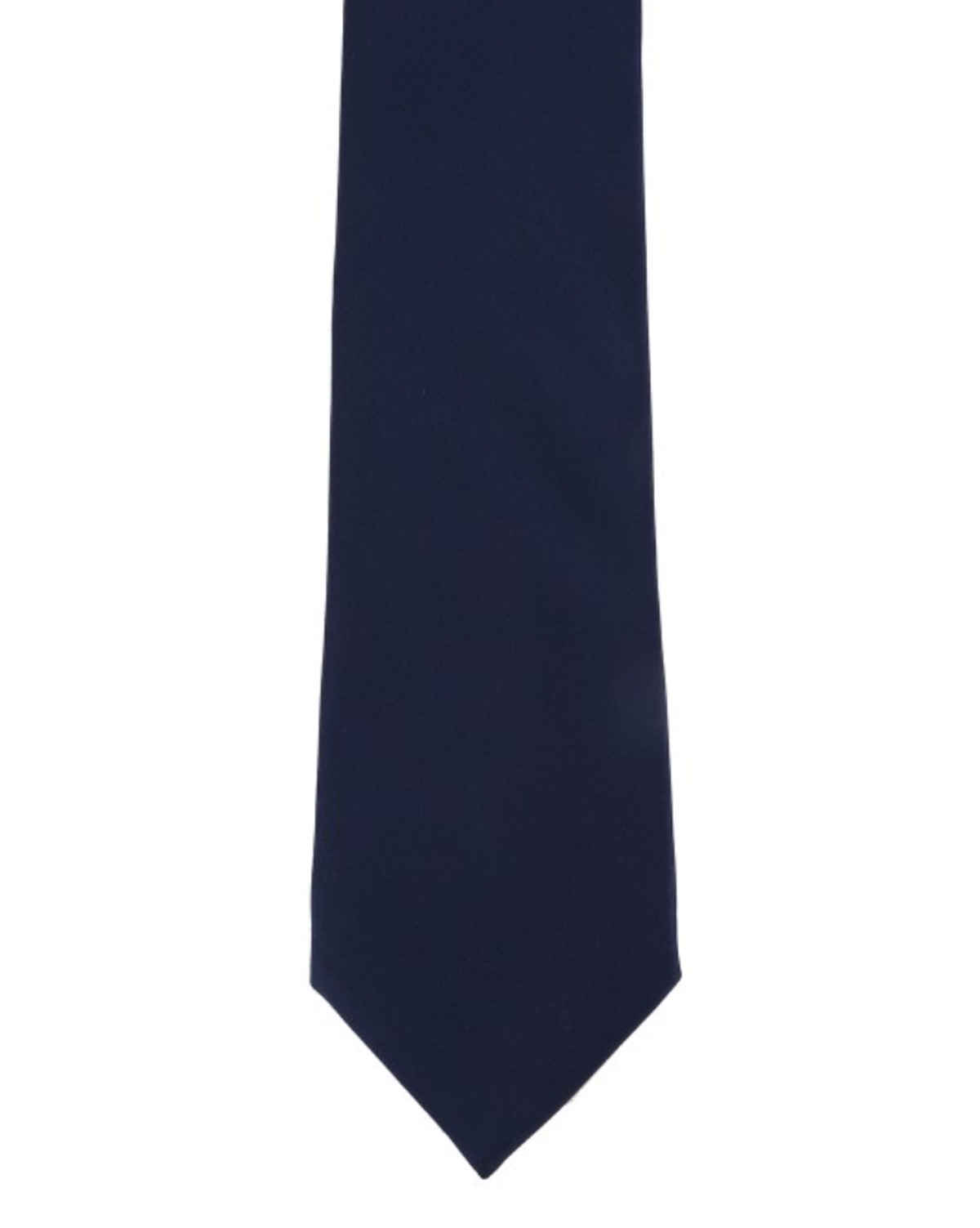 Calvadoss Men's Solid Broad Tie | Navy Blue