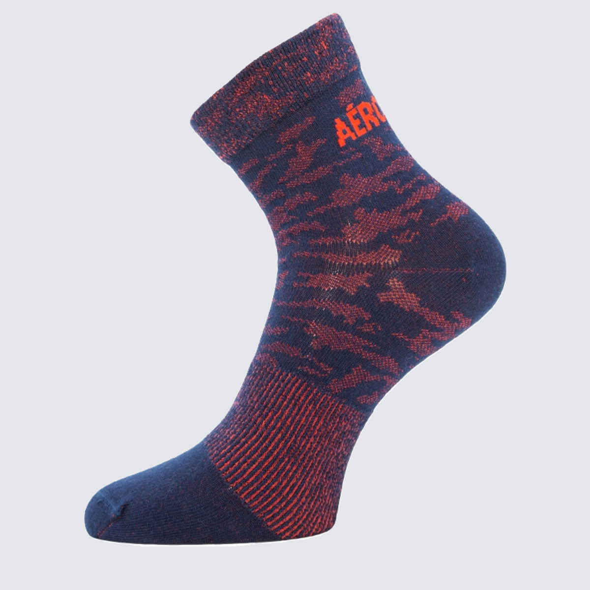 Aeropostale Men's Flat Knit Ankle Socks | Idea-1740Bna | Black, Navy and Anthra
