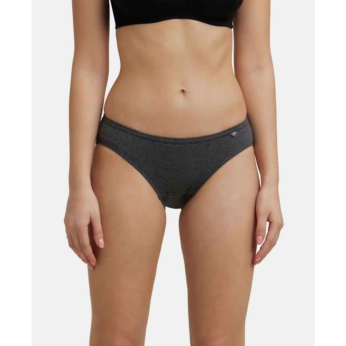 Jockey 1410 Women's Super Combed Cotton Underwear Bikini Panty|PO3 | Multicolor Dark assorted-XL