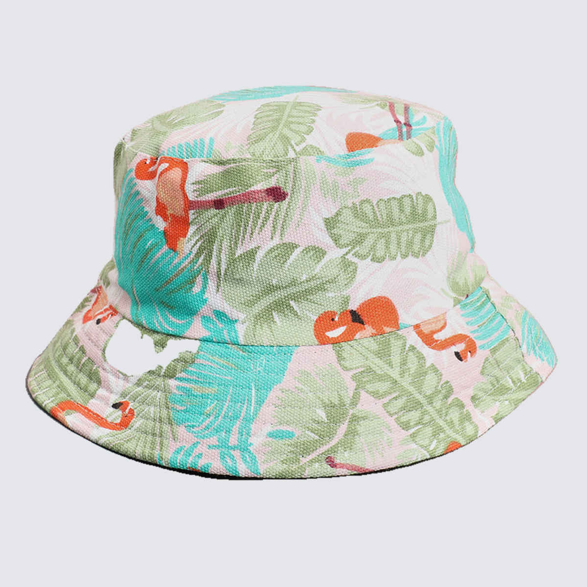 Haute Sauce Women's Floral Polyester Bucket Hat | Multicolour - One Size
