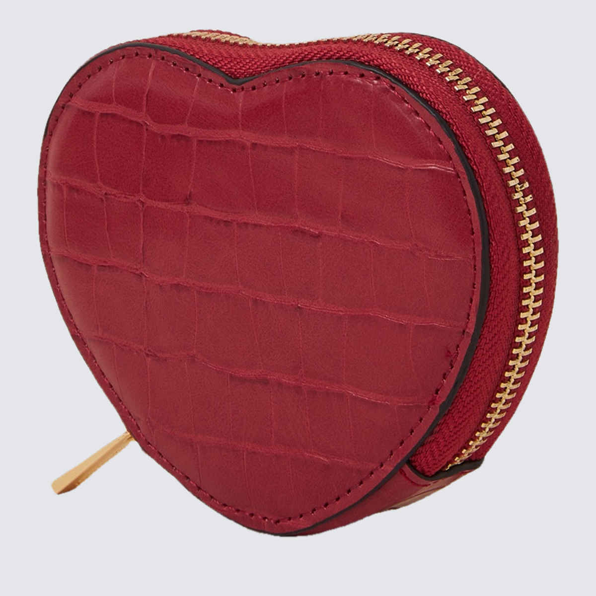 Accessorize London Women's Heart Coin Purse | Red