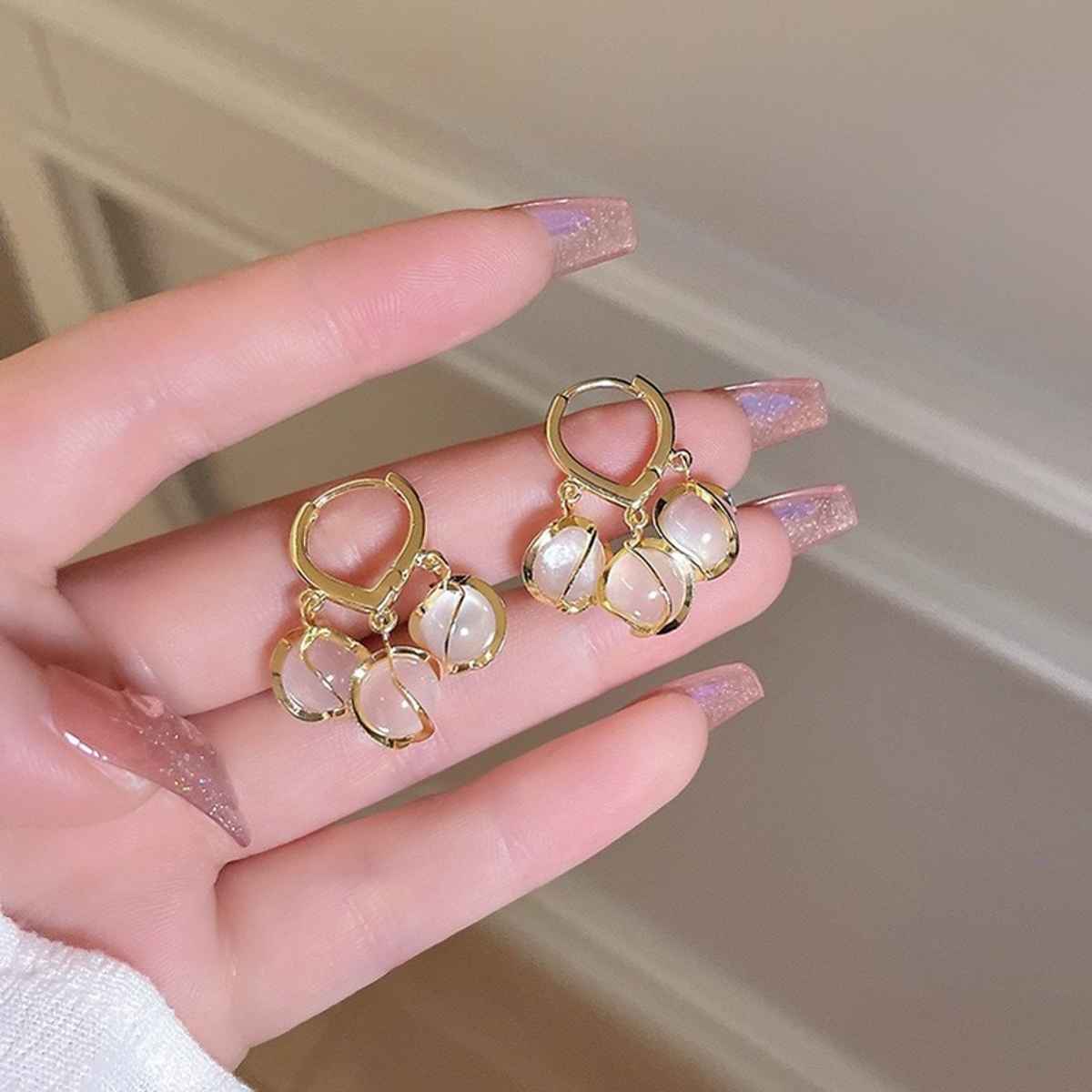 Shining Diva Fashion Latest Stylish Crystal Earrings for Women and Girls | Rrsd16138er