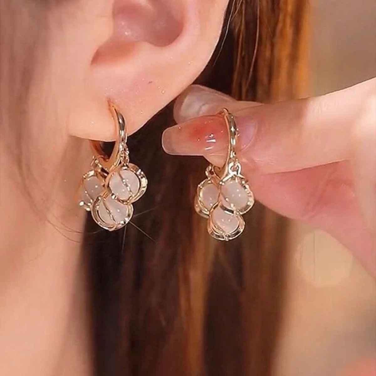 Shining Diva Fashion Latest Stylish Crystal Earrings for Women and Girls | Rrsd16138er