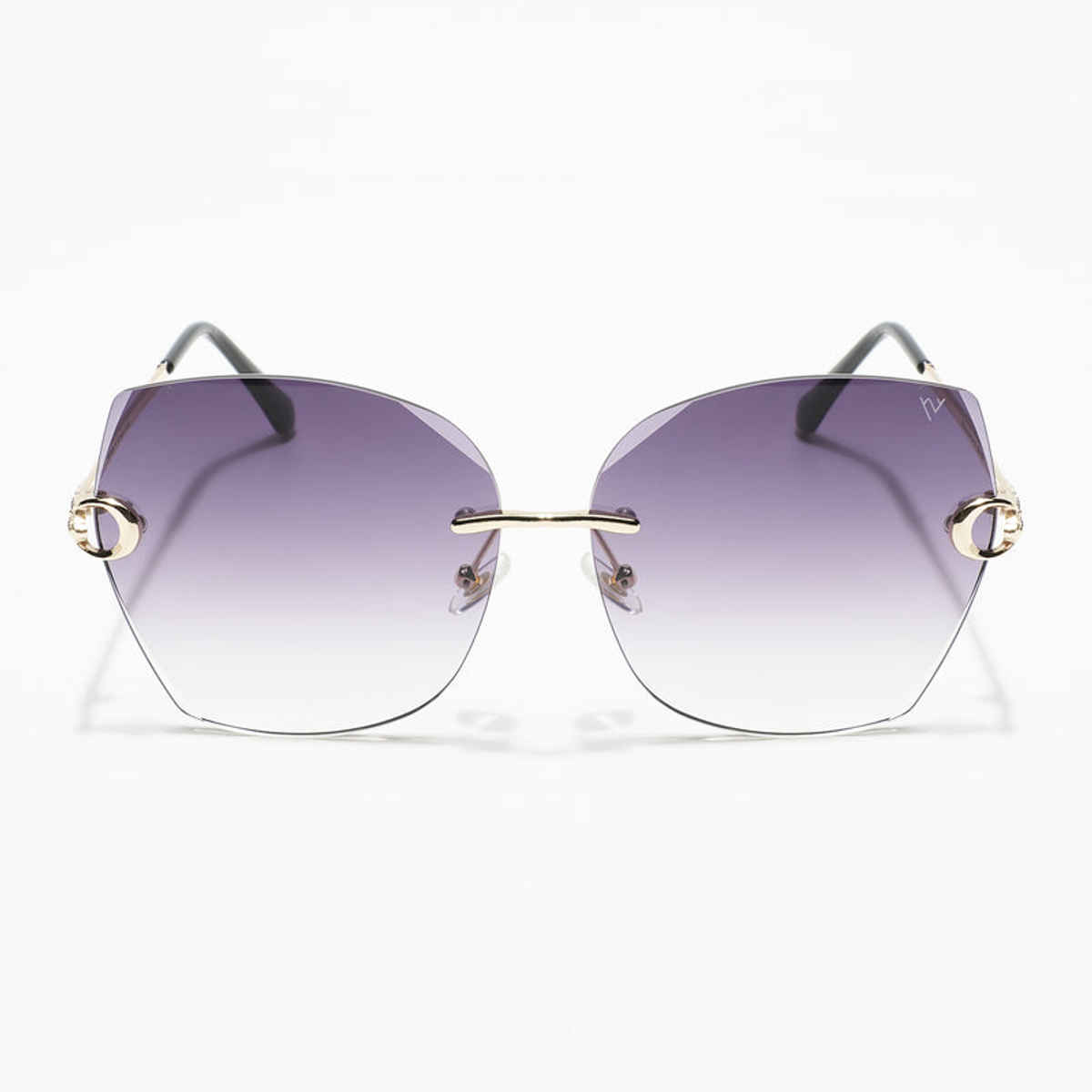 Voyage Unisex Metal Sunglasses | Black - One Size