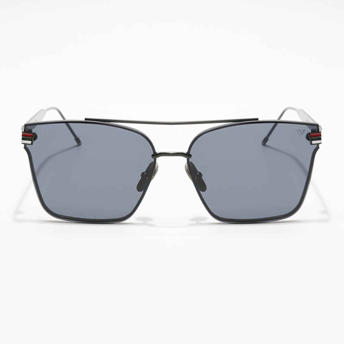 Voyage Unisex Metal Wayfarer Sunglasses | Black - L