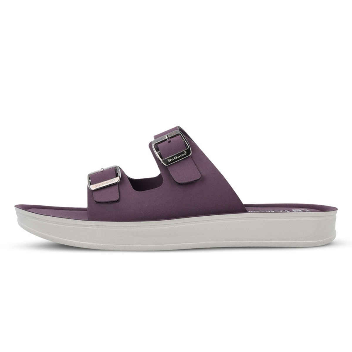 Walkaroo Women's Daily Wear Comfort Sandals - WL7554 Purple | UK8