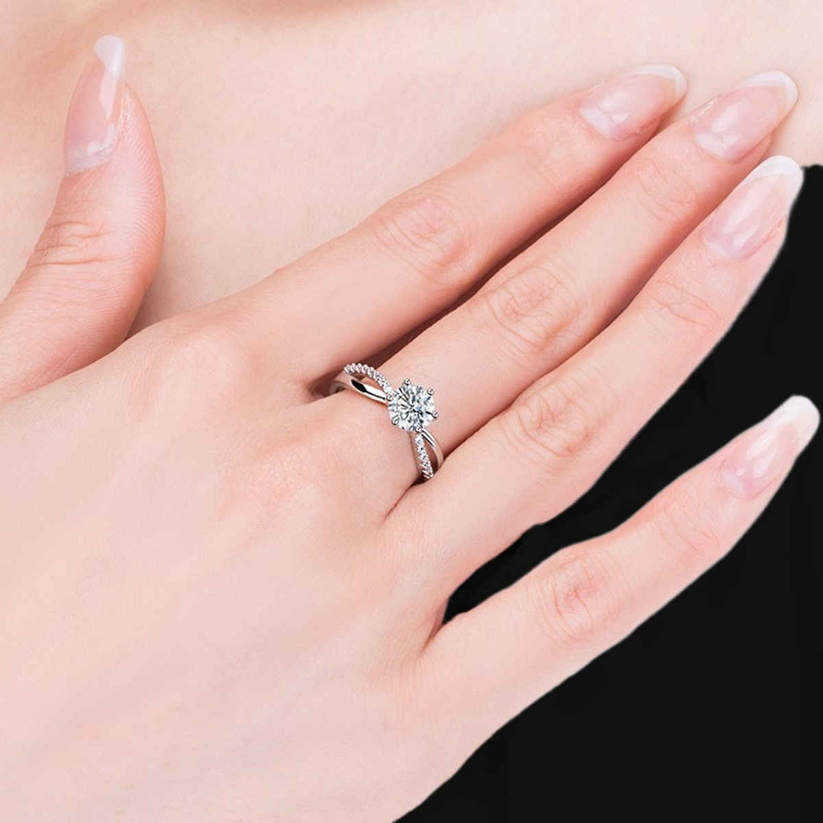 Beautynx Classic Grace Diamond Ring | Silver | BNX-RNG-0500