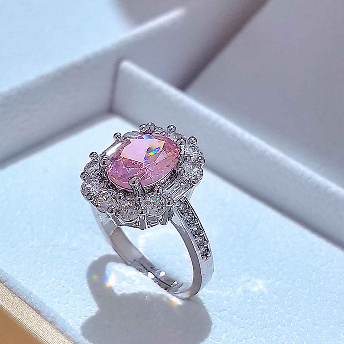 Legal Bribe Women's Knitted Handle Sling Bag  (1pc) & Beautynx Princess Glow Statement Ring | Silver  (1pc) Combo