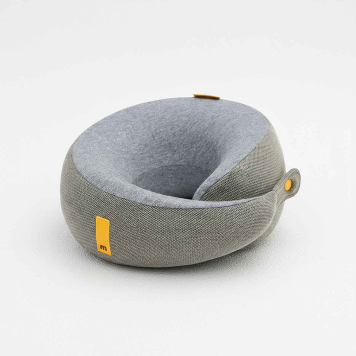 Mokobara Unisex Solid Cotton Neck Pillow | Cloud Forest - One Size