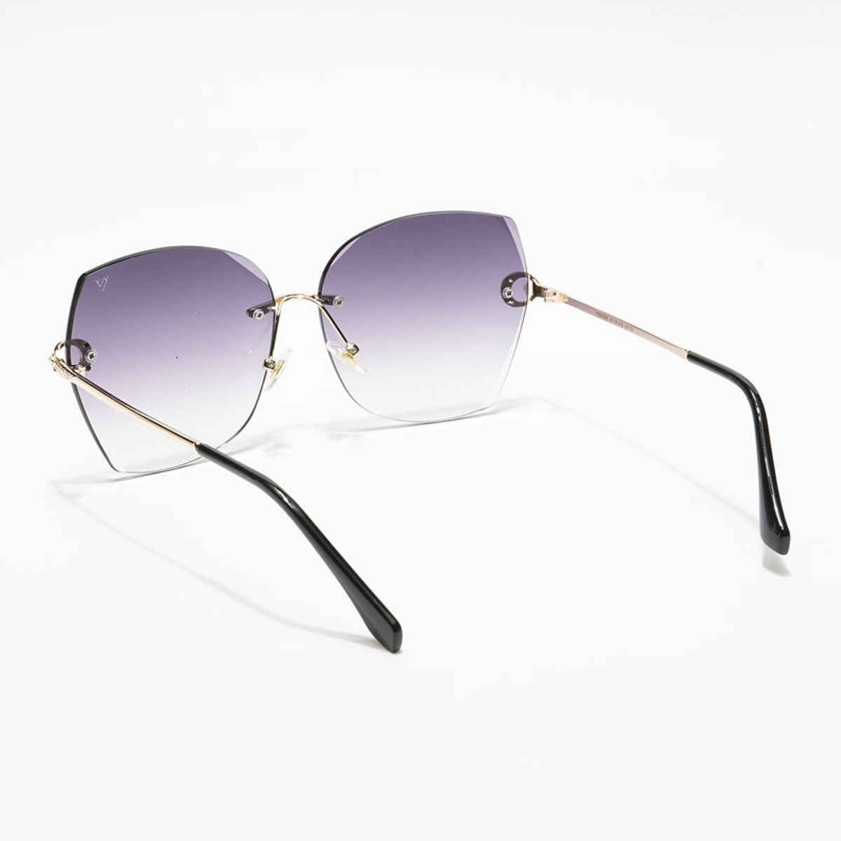Voyage Unisex Metal Sunglasses | Black - One Size