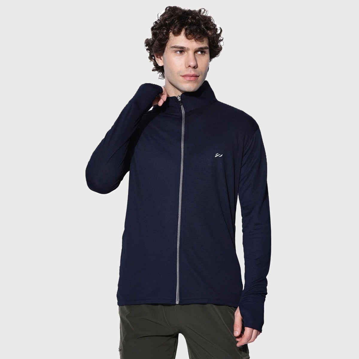 Blue Tyga Men's Sunscreen Jacket - Sje0001 | Navy | S