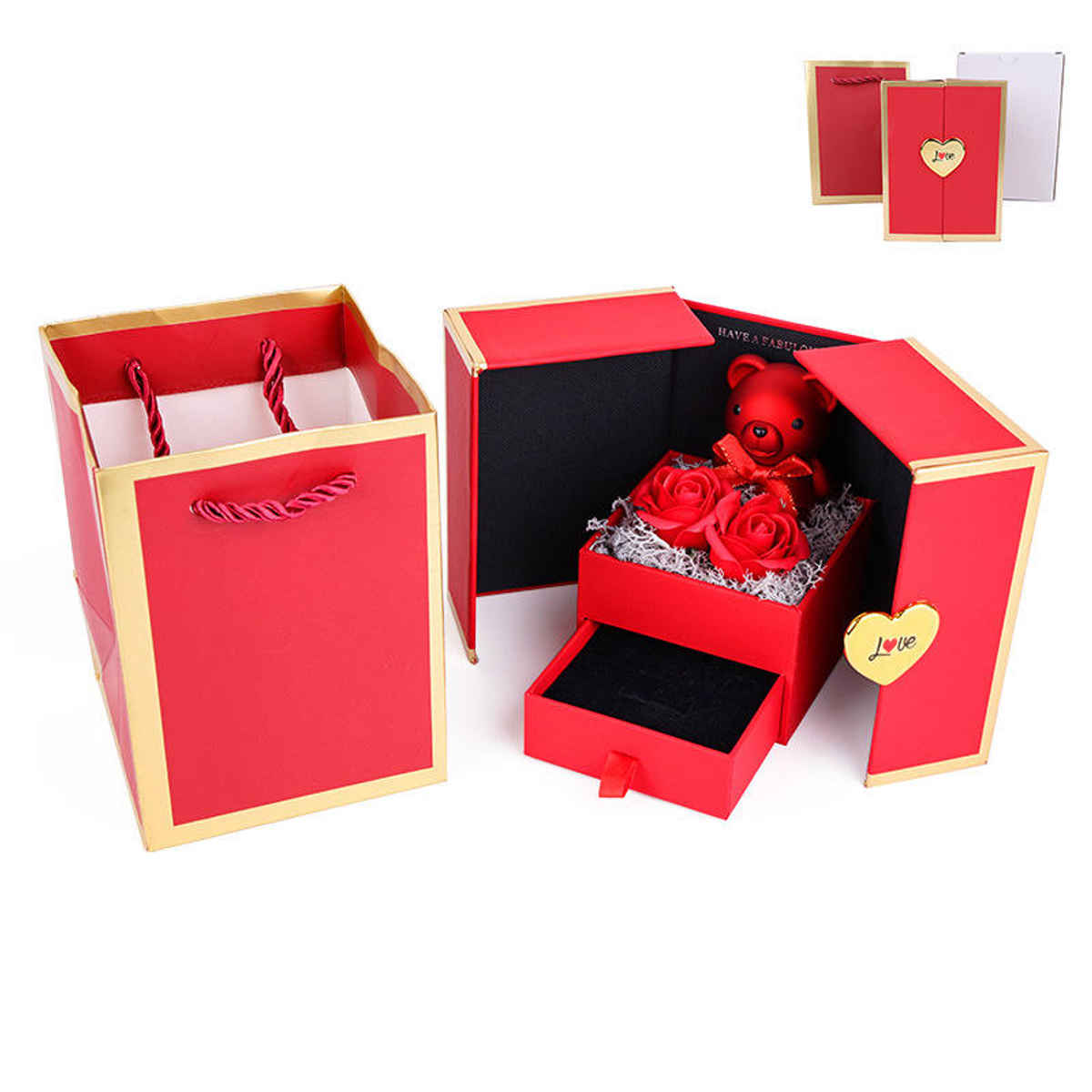 Legal Bribe Women'S D Style Sling Bag (1pc) & Beautynx Cute Teddy Love Jewellery Box (1pc) Combo