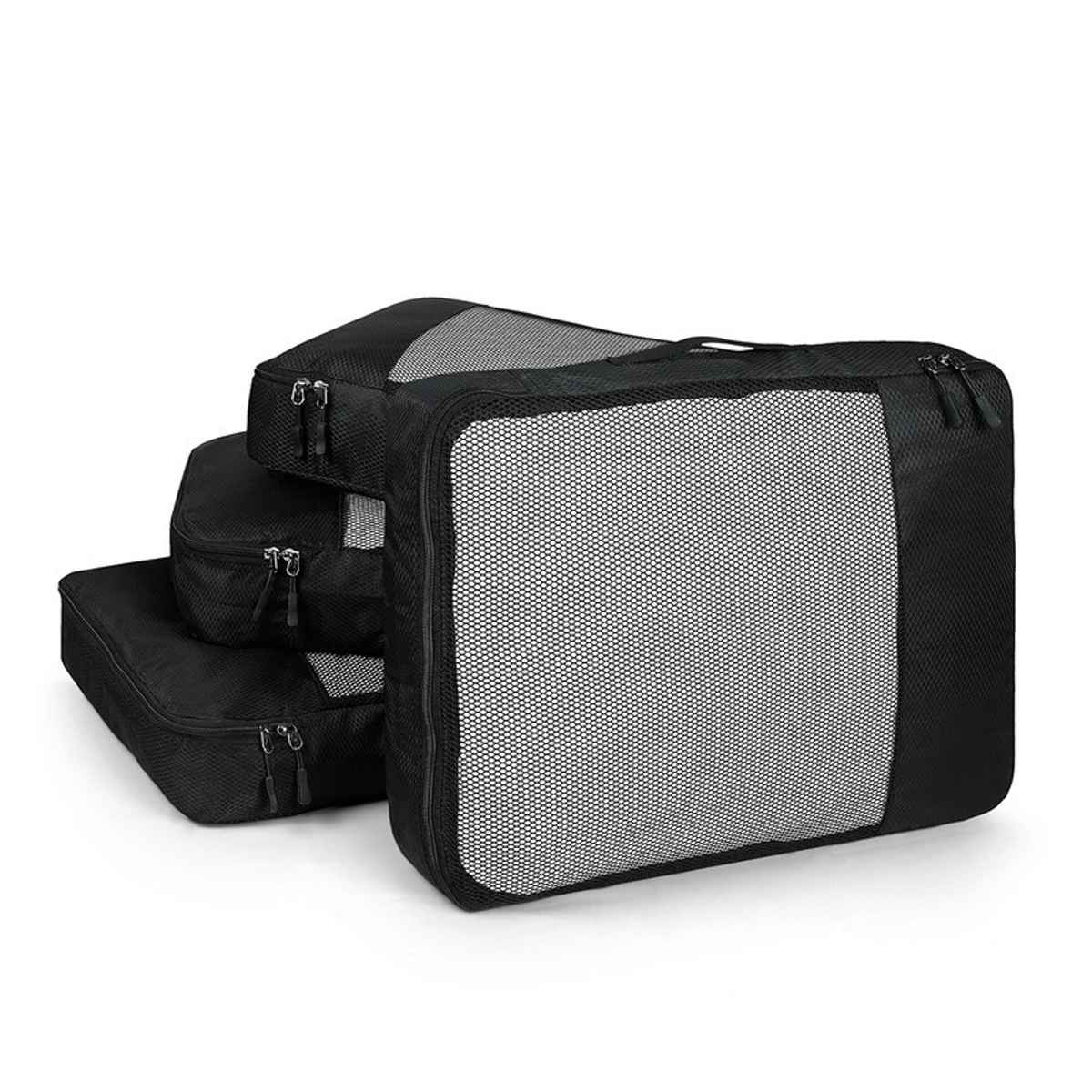 FATMUG Packing Cubes Luggage | Organizer Set | Large Size | Black