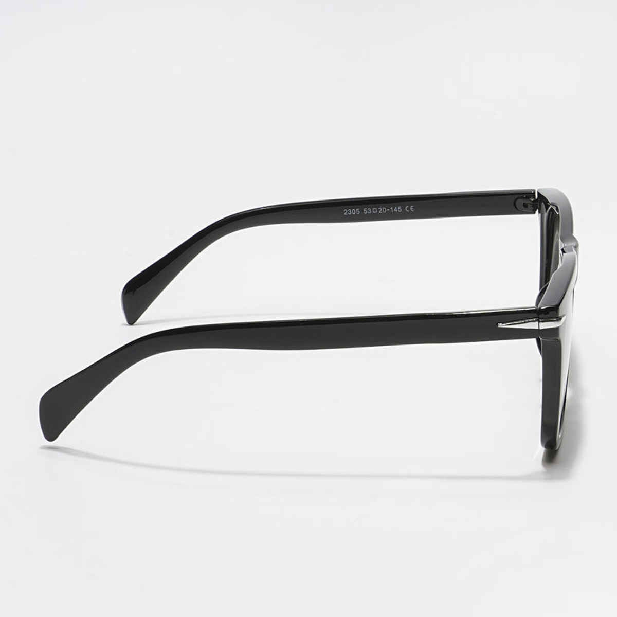 Voyage Unisex Plastic Wayfarer Sunglasses | Black - L