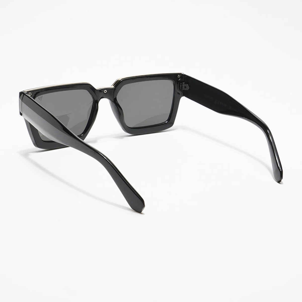 Voyage Unisex Plastic Wayfarer Sunglasses | Black - M