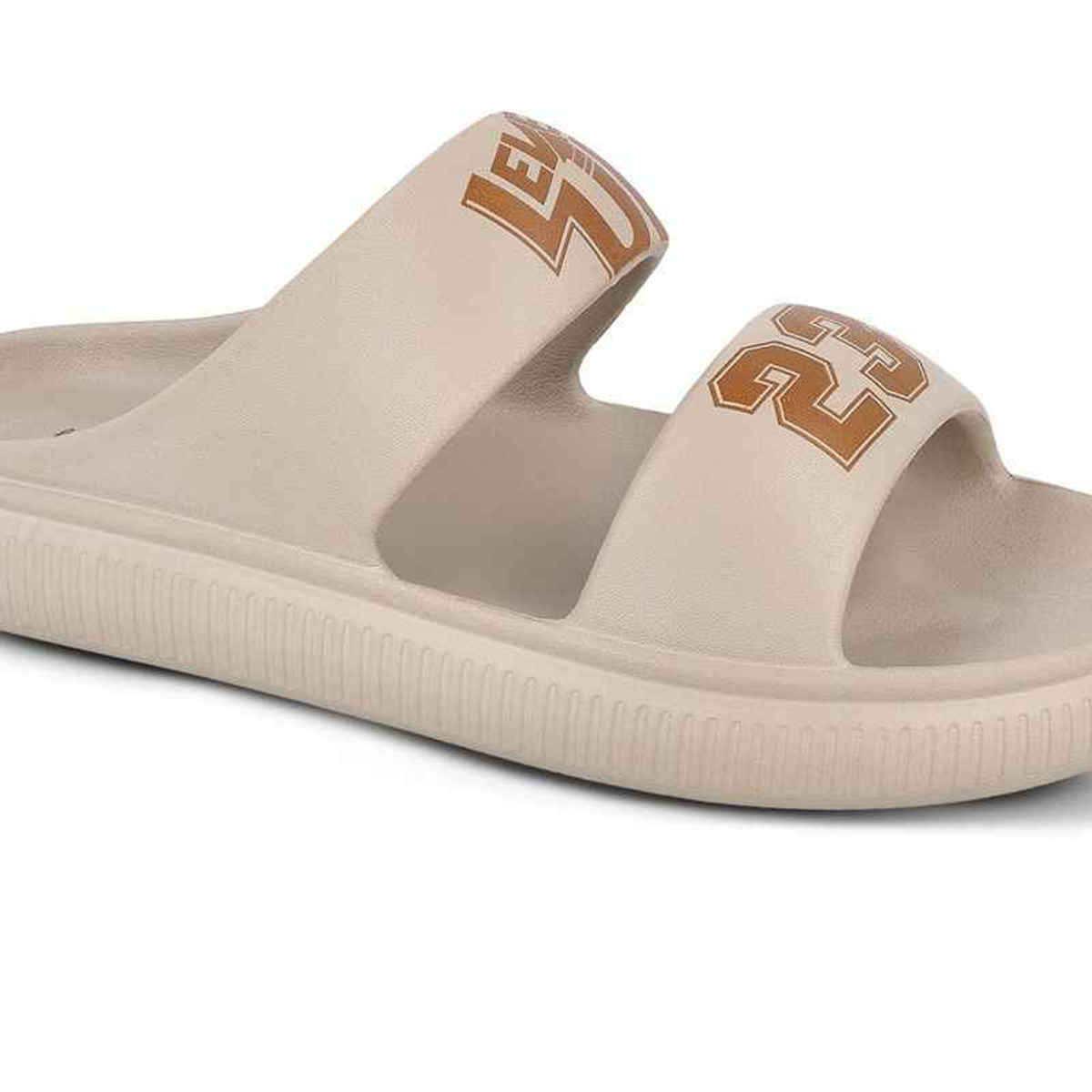 Walkaroo Men's Daily Wear Comfort Sandals - WC8711 Griege | UK9