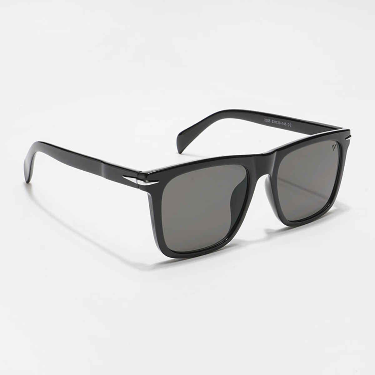 Voyage Unisex Plastic Wayfarer Sunglasses | Black - L