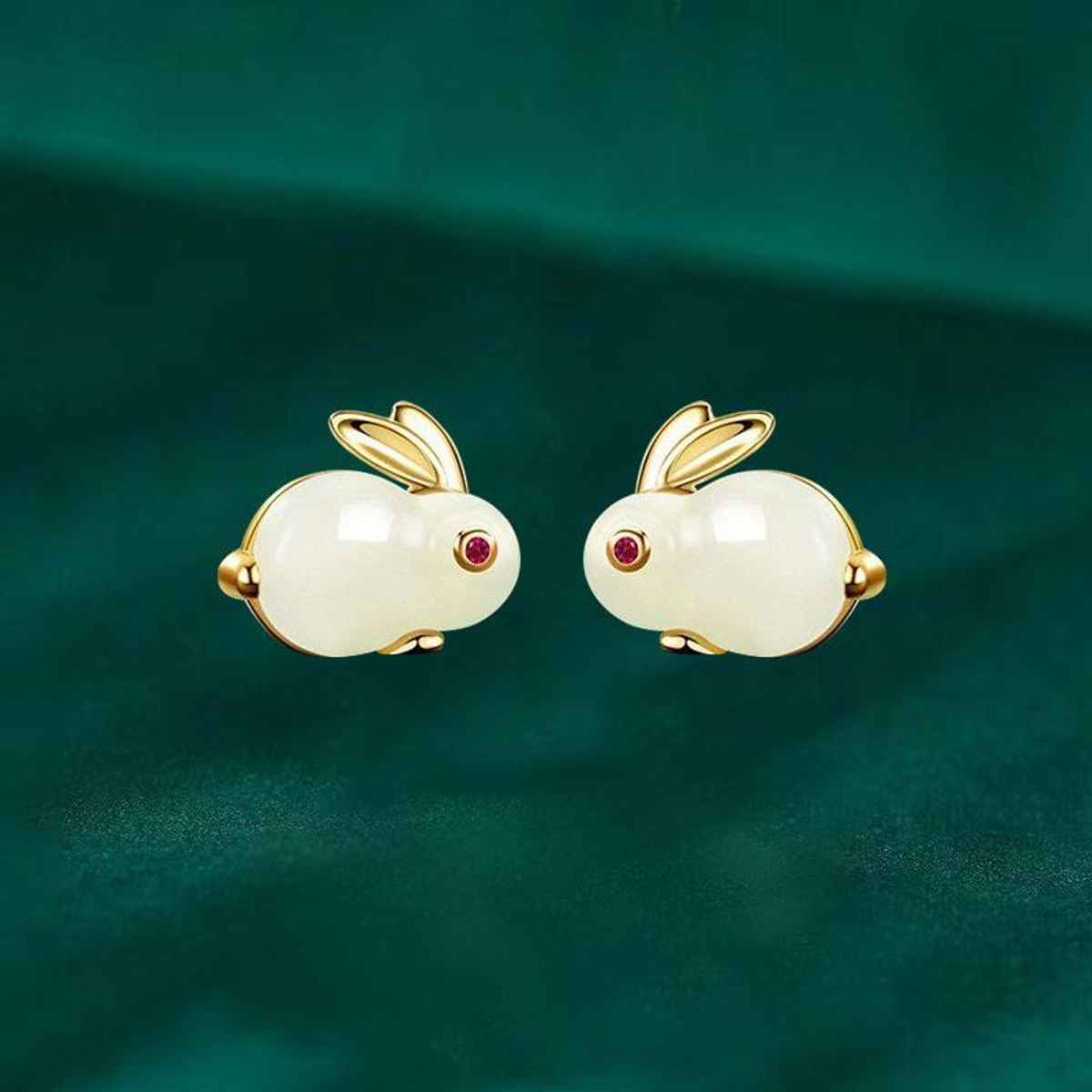 Beautynx Golden Bunny Gem Earrings | Gold | BNX-EAR-0084