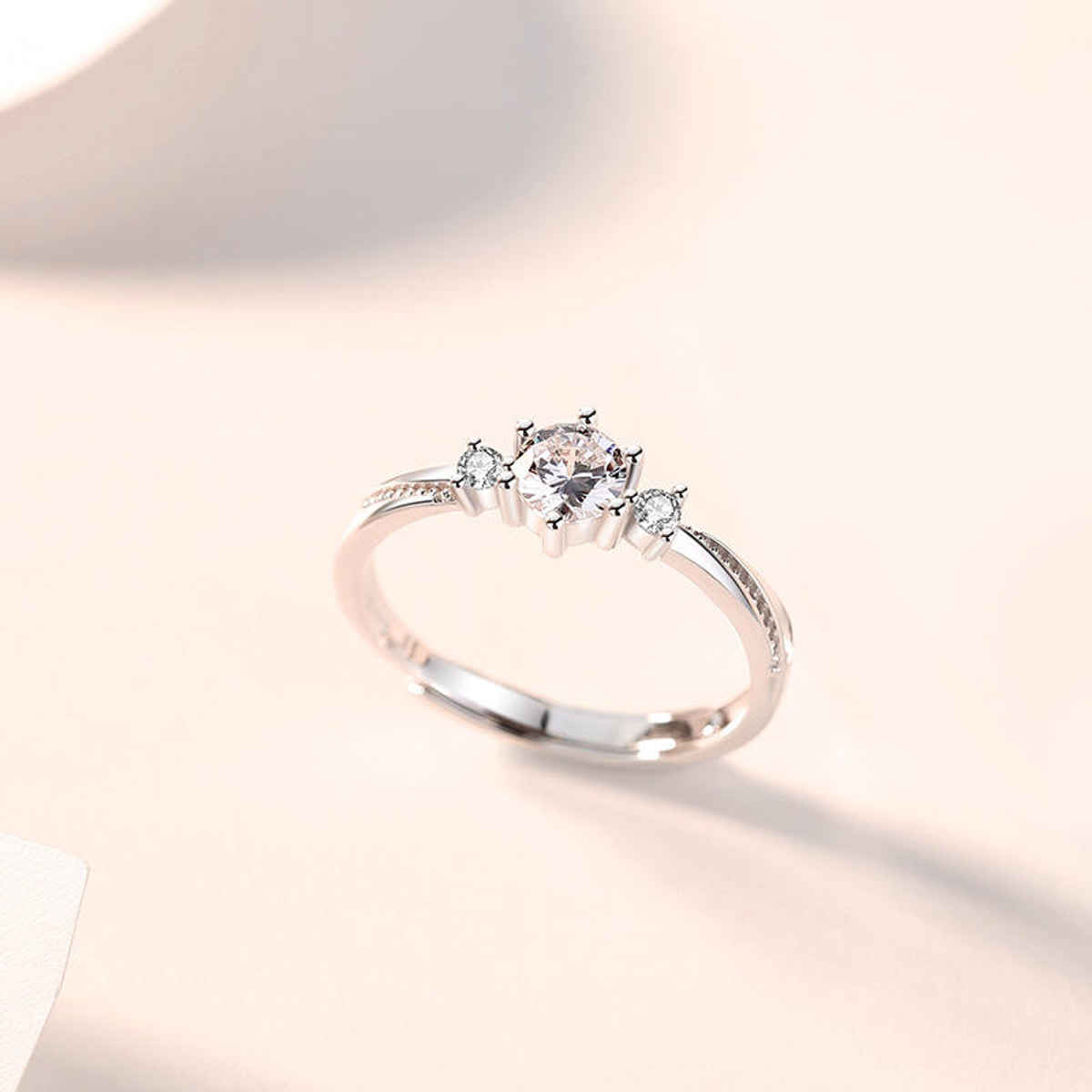 YouBella Silver Plated Heart Proposal Adjustable Couple Ring | YBRG-20312