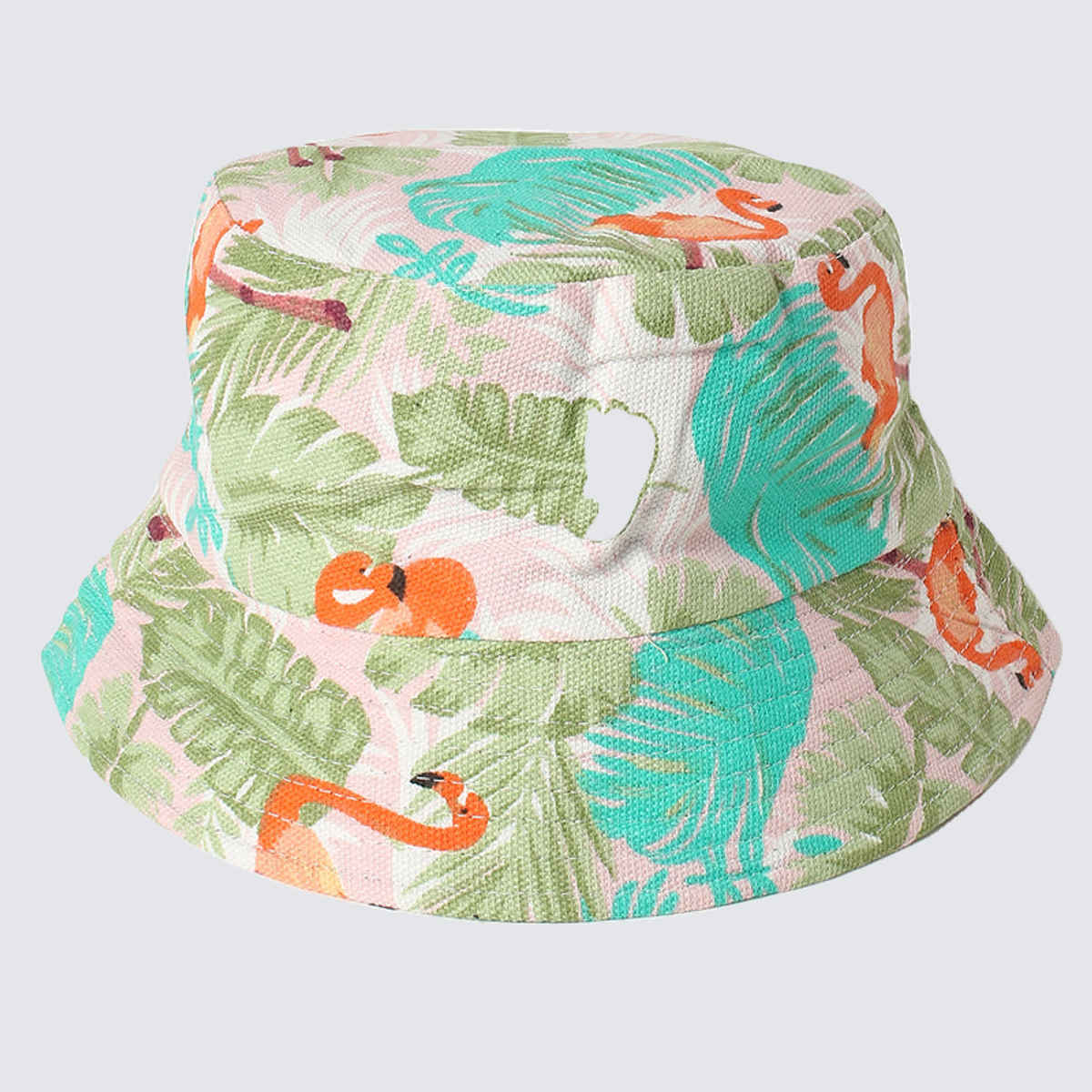 Haute Sauce Women's Floral Polyester Bucket Hat | Multicolour - One Size