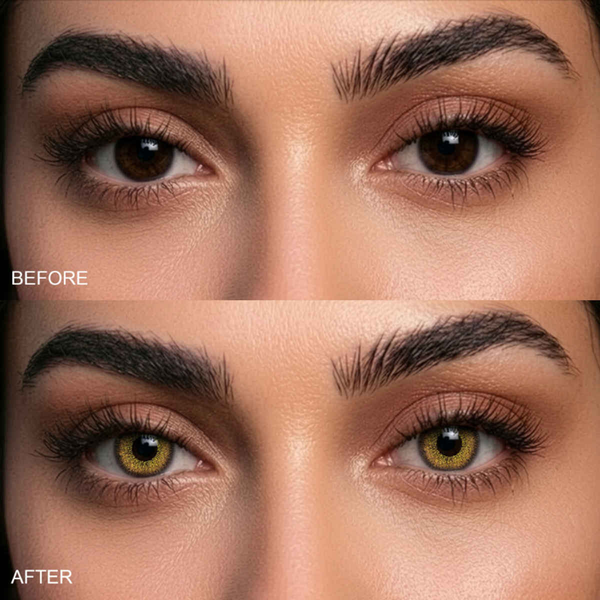 Aquacolor Candy Pack with Zero Power Daily Disposable Lens Dusky Brown