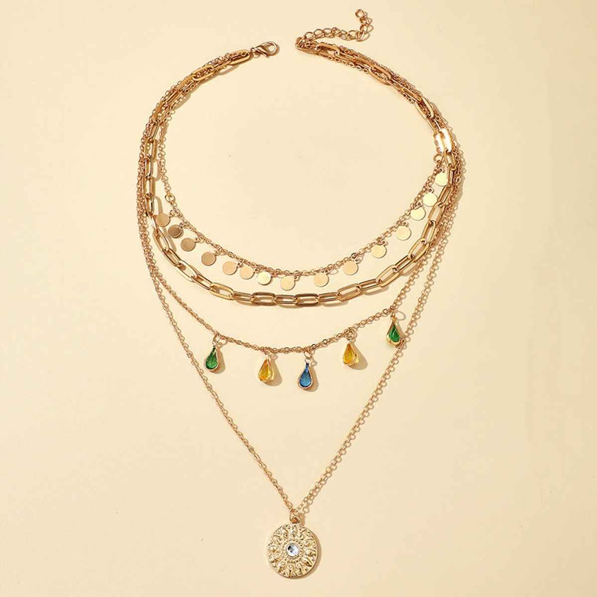Just Lil Things Artificial Gold Necklace | jltn0807