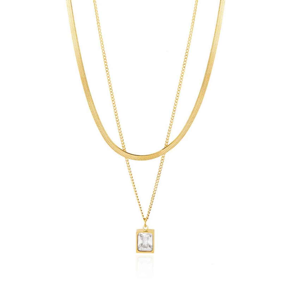 Just Lil Things Artificial Gold Necklace | jltn0809