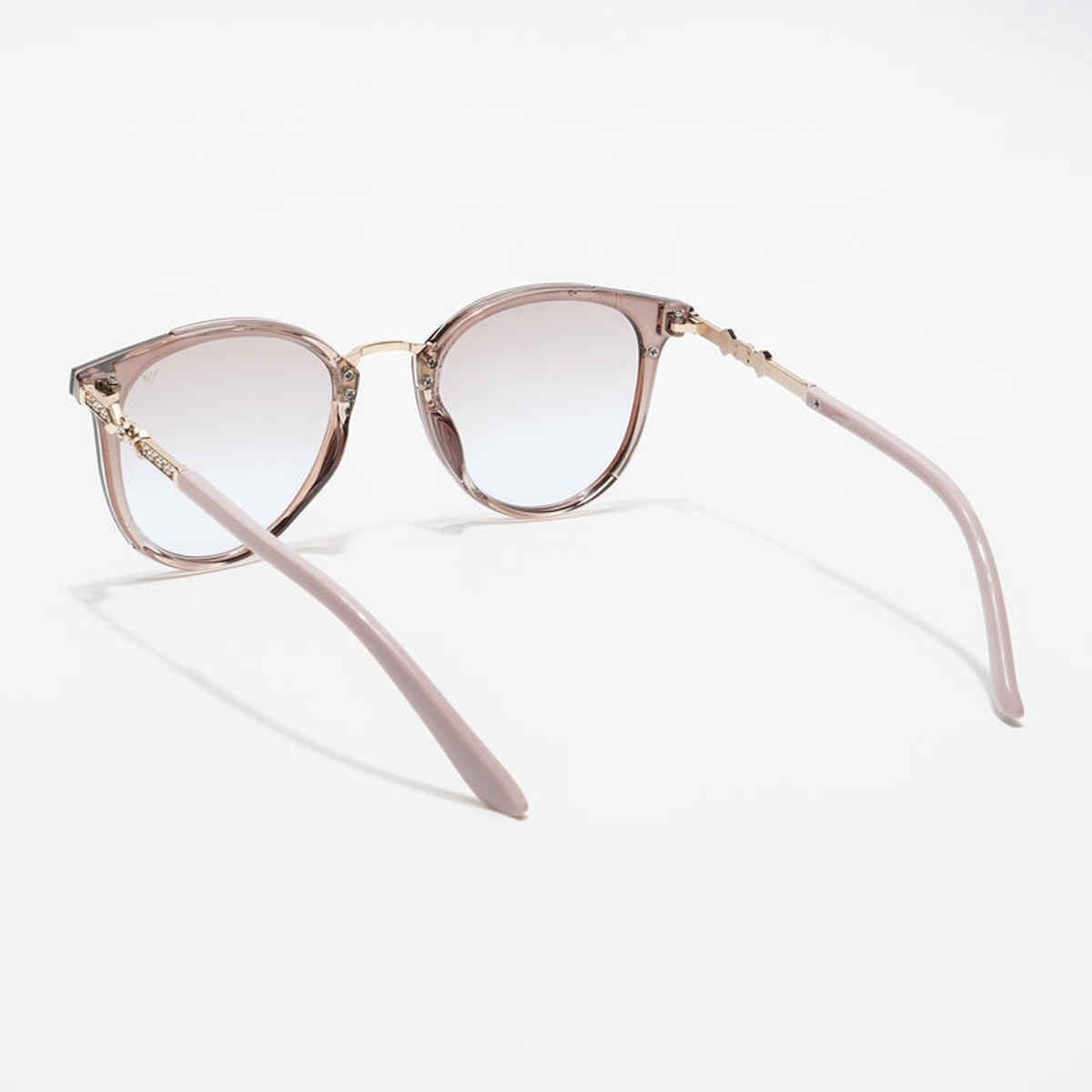 Voyage Women's Terry Rayon Cat Eye Sunglasses | Pink and Grey - One Size