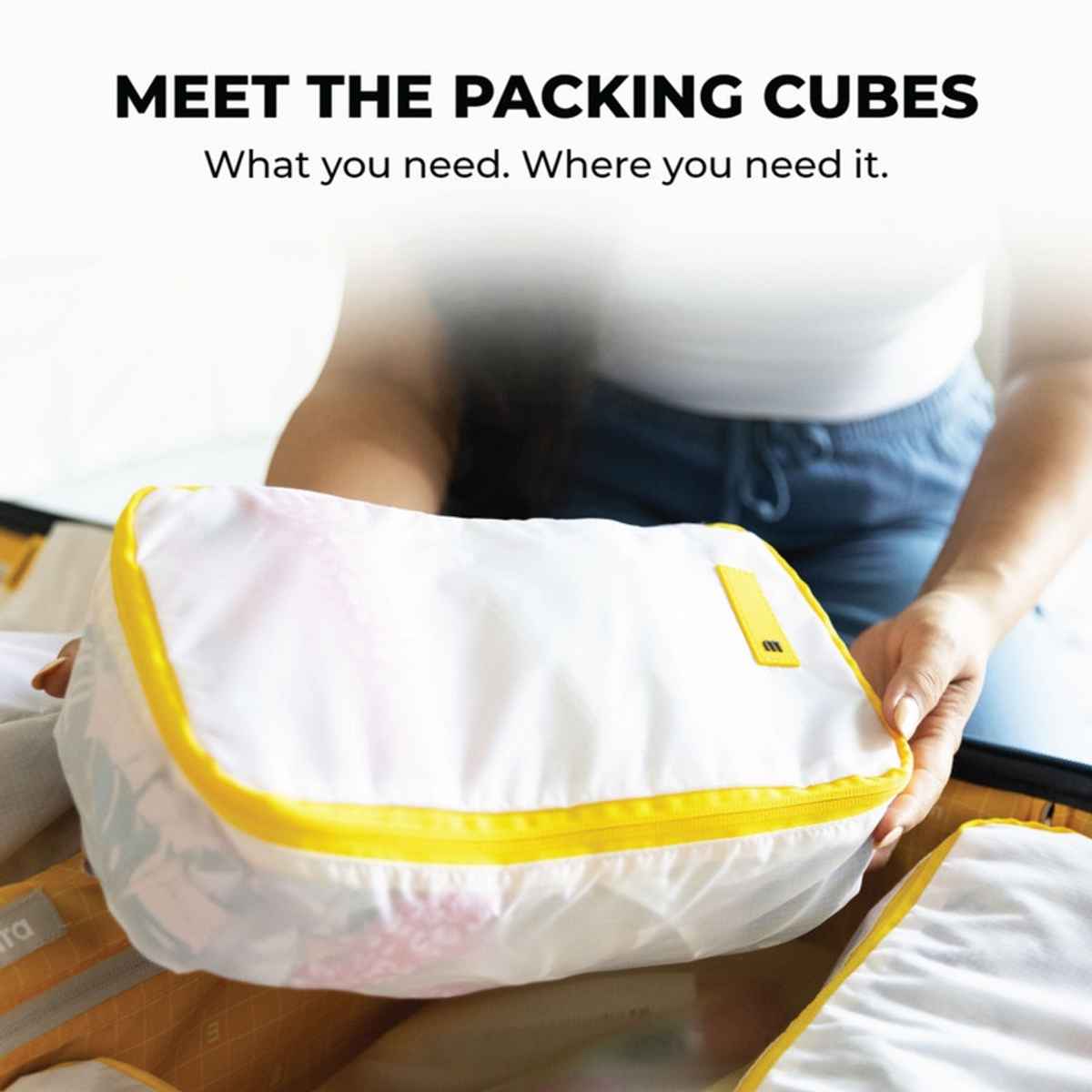 Mokobara Solid Nylon 8 L Travel Cubes | Still Loading Sunray - One Size