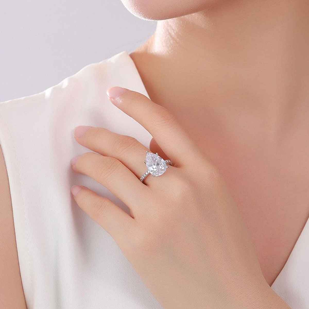 Beautynx Pure Romance Solitaire Ring | Silver | BNX-RNG-0550