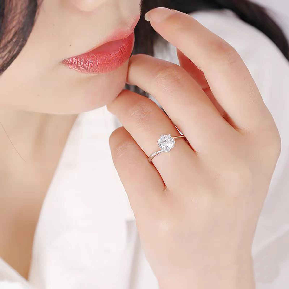 Beautynx Pure Spark Solitaire Ring | Silver | BNX-RNG-0510