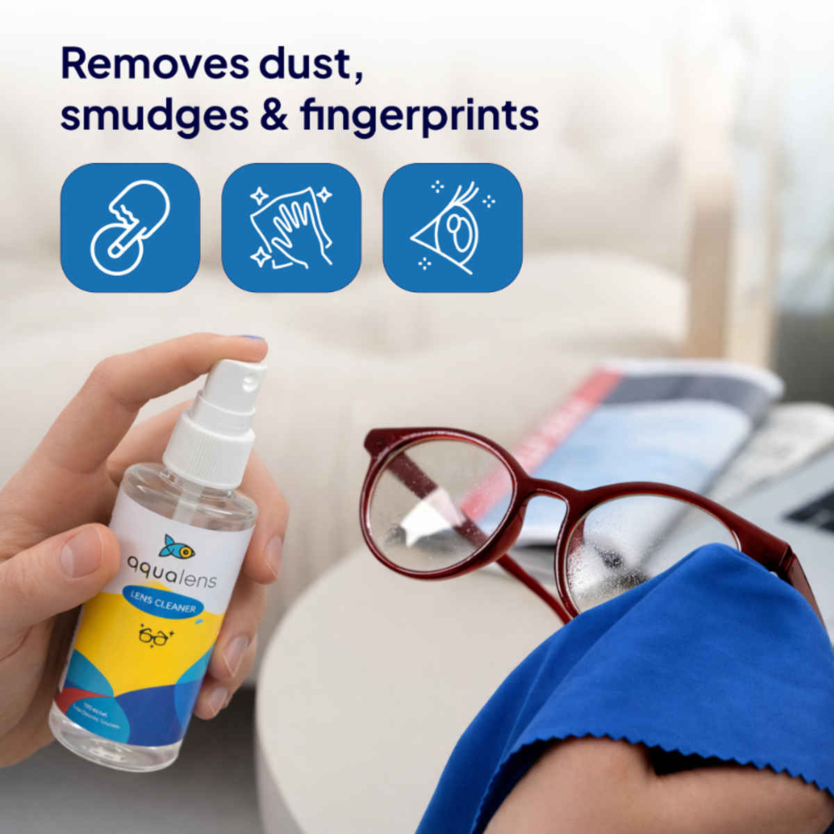 Aqualens Spectacle Lens Cleaner | 100 ml