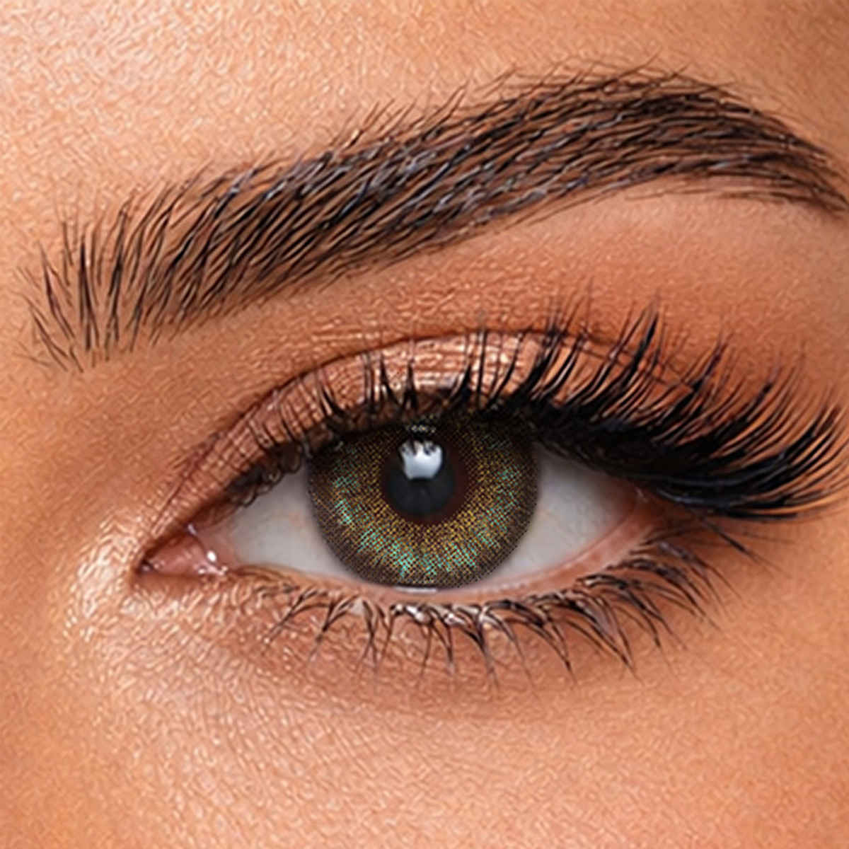 Aquacolor Premium Contact with Zero Power Monthly Disposable Lens Tricky Turquoise 