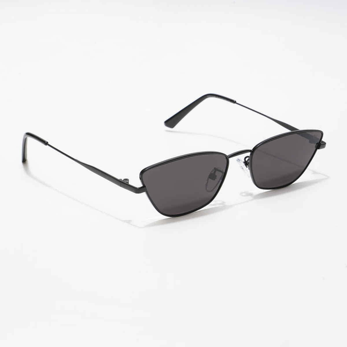 Voyage Unisex Metal Cat Eye Sunglasses | Black - L