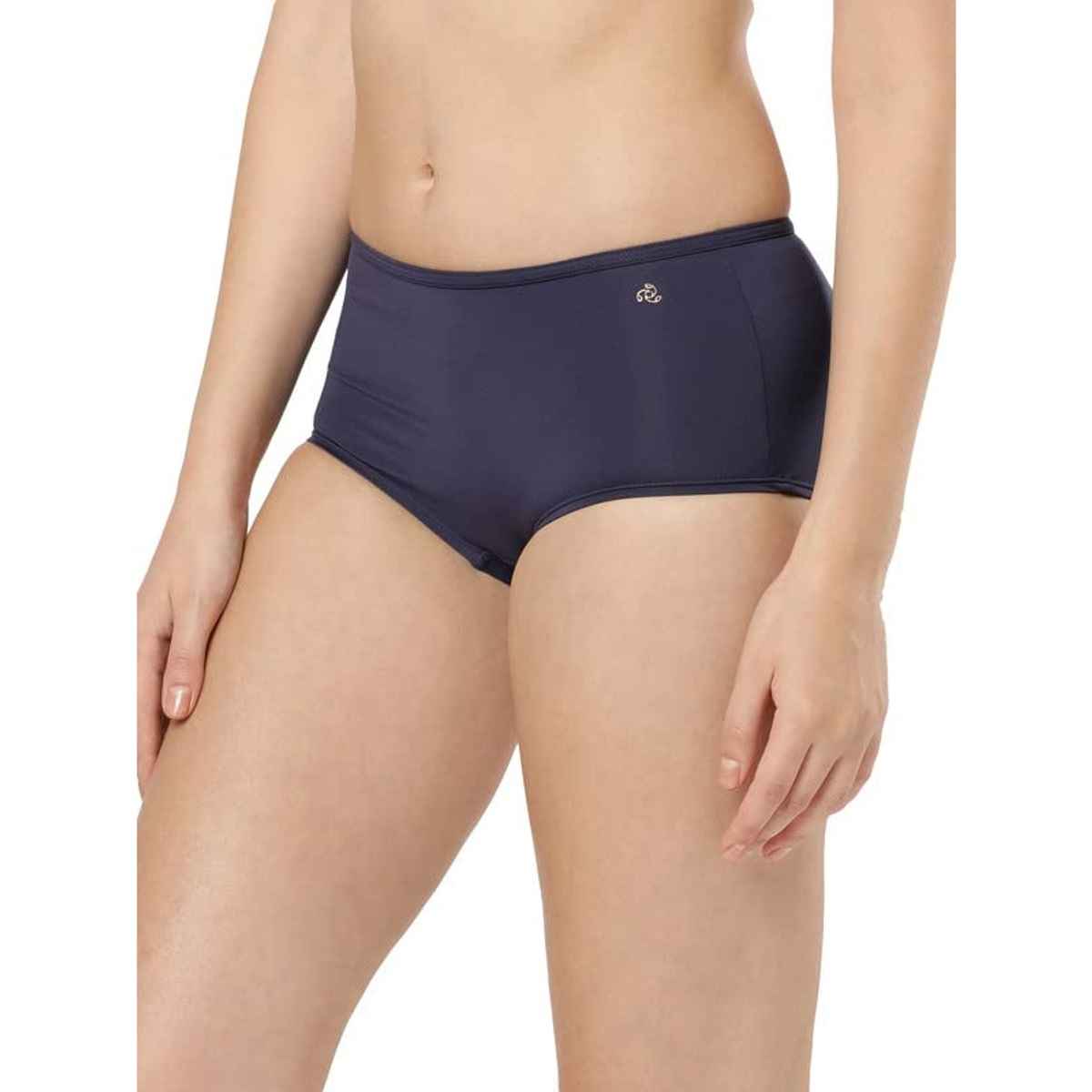 Jockey 1847 Women's Soft Touch Microfiber Nylon Elastane Stretch Underwear Brief Panty | Navy-M