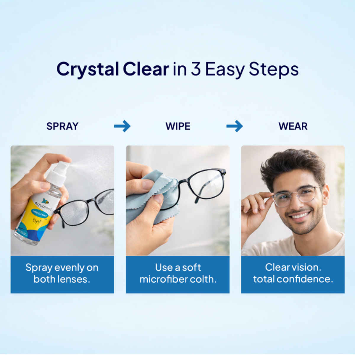 Aqualens Spectacle Lens Cleaner | 100 ml