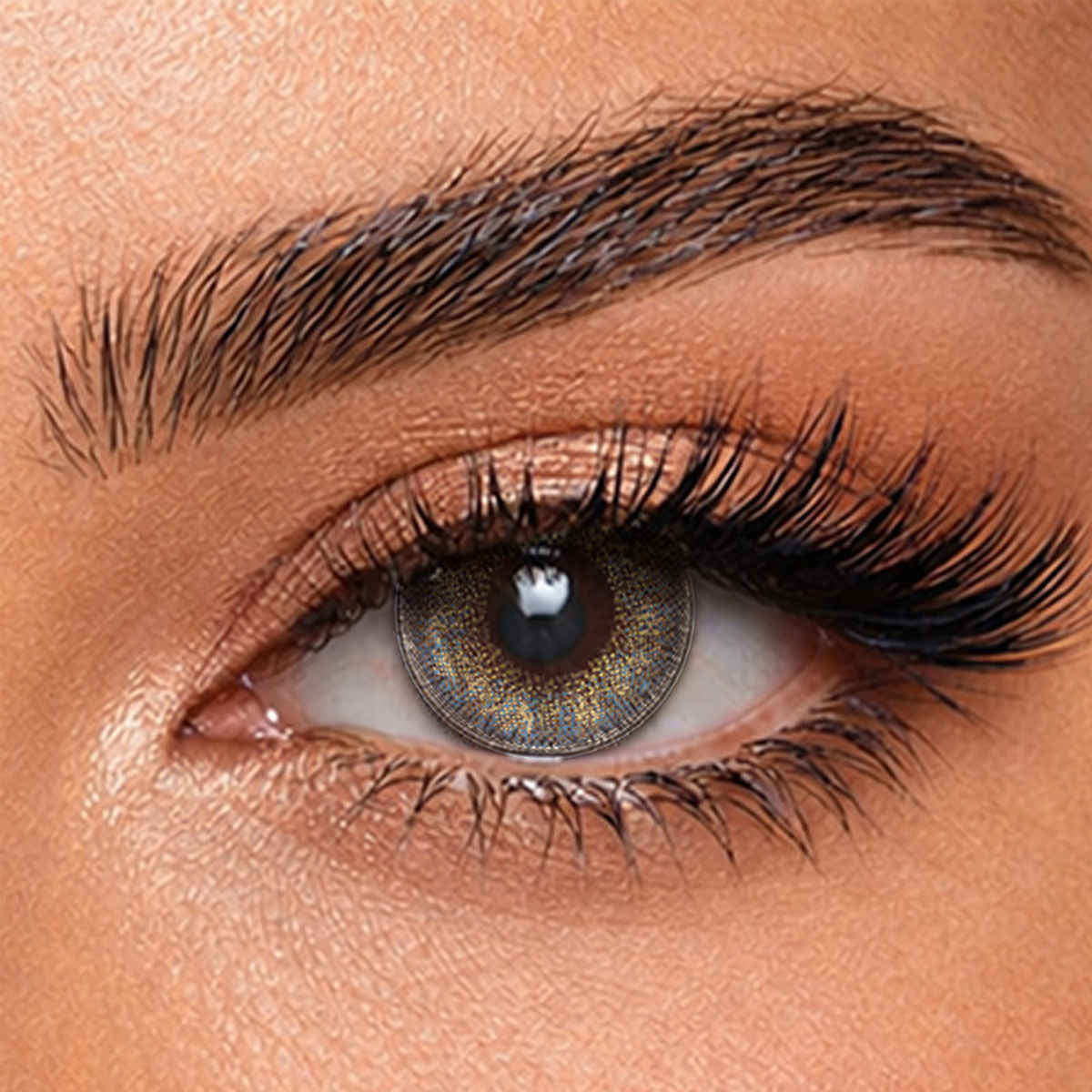 Aquacolor Premium Contact with Zero Power Monthly Disposable Lens Dusk Blue