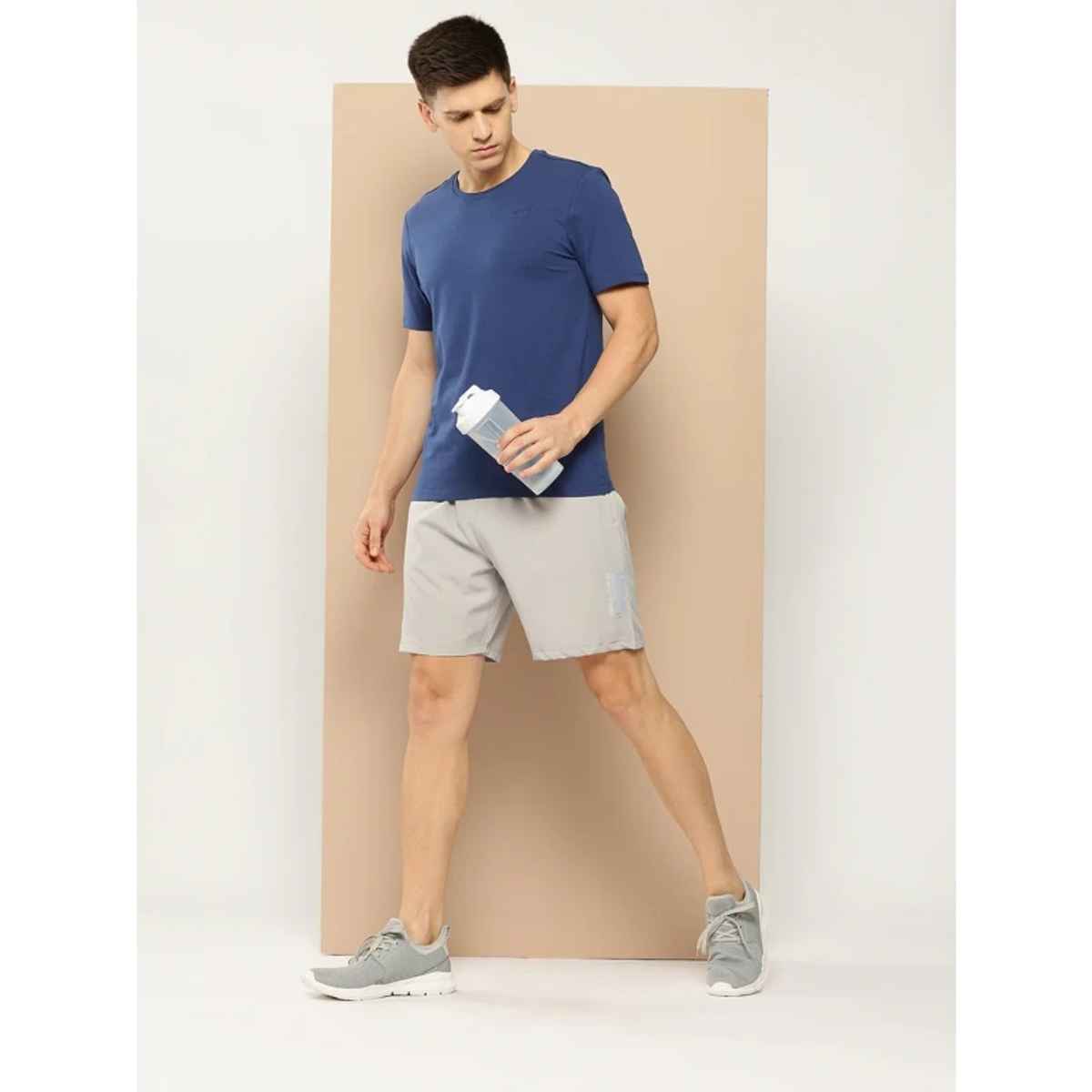 Alcis Men's Round Neck T-Shirt | Estate Blue | M