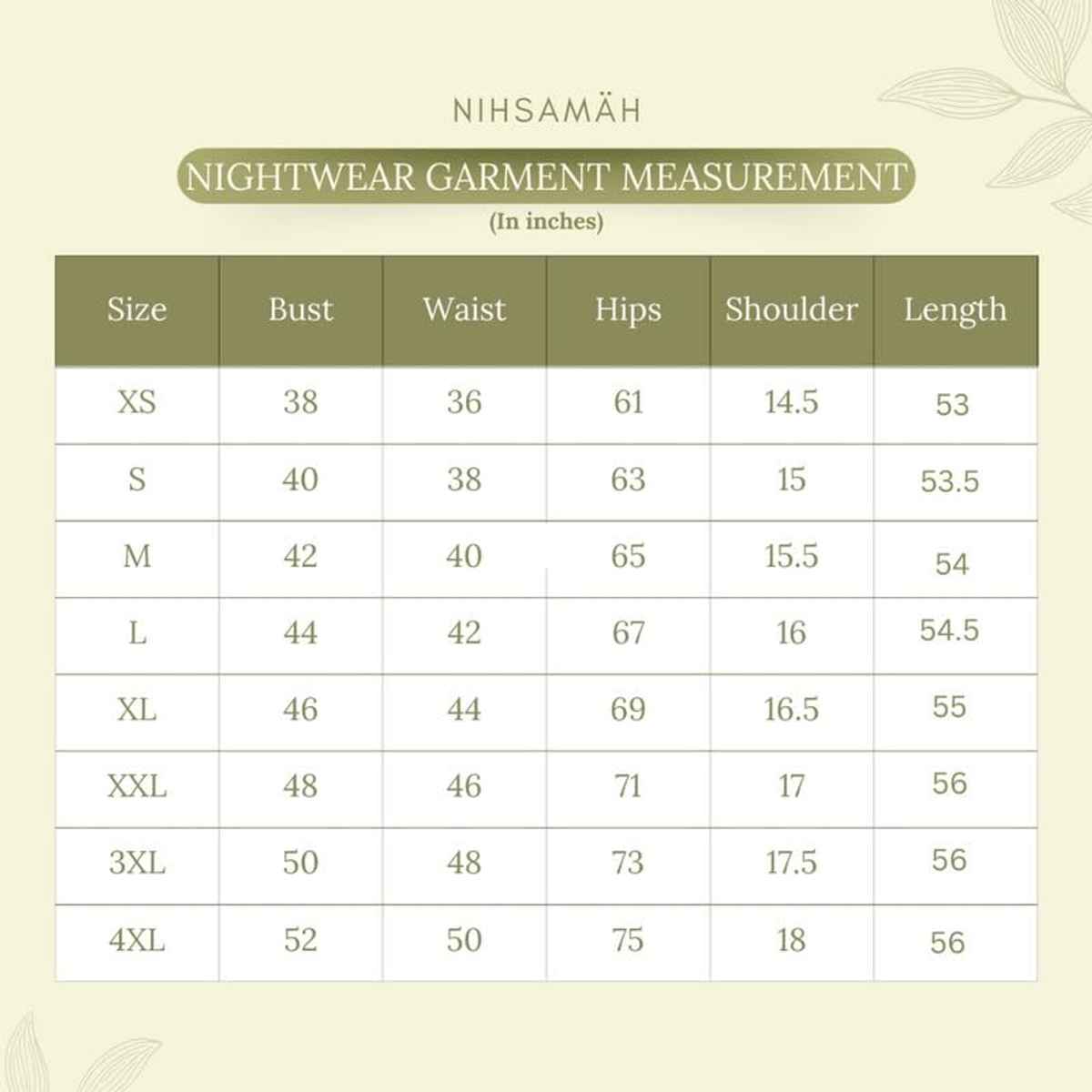 NIHSAMAH Women's Essential Slip-On Nighty | Full Length | Navy Blue - XL